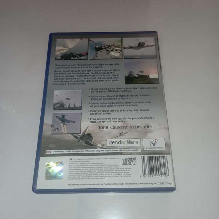 Pacific Warriors II: Dogfight [PS2]  **CIB**